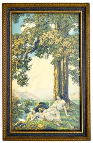 Maxfield Parrish 'Hill Top' Print Framed