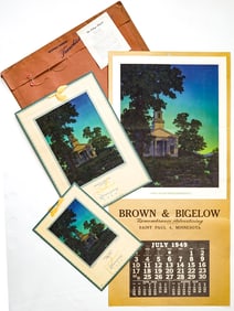 Parrish 'Village Church' Salesman Samples 1949