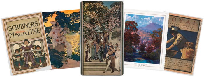Maxfield Parrish (5) Antique/ Vintage Prints