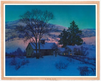 Maxfield Parrish Print [A New Day]