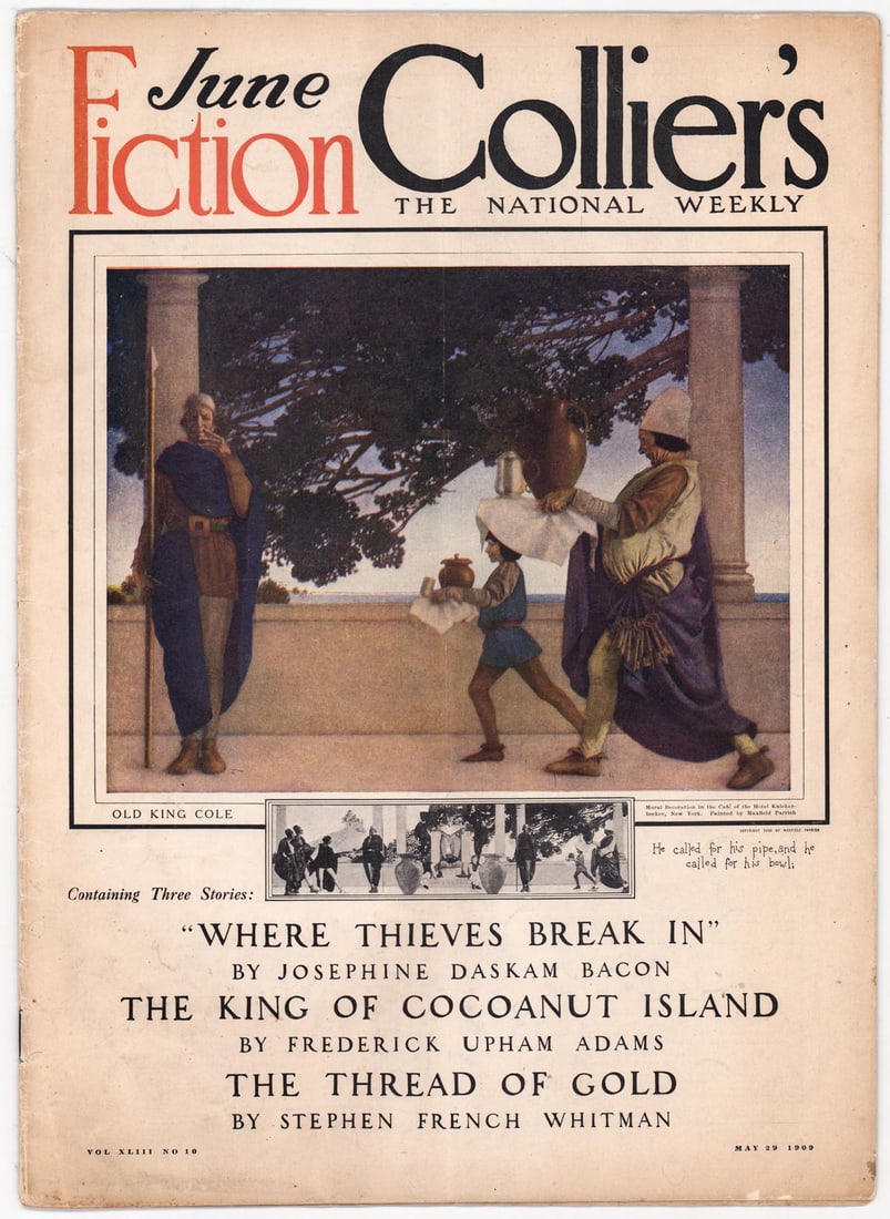 Maxfield Parrish Collier's 1909 [Old King Cole] (1 of 5)