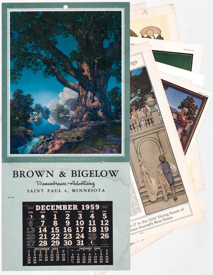 Maxfield Parrish (9) Prints [Magazines, Calendar} (1 of 11)