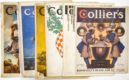 Parrish Covers (7) Collier's Magazines