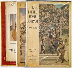 Magazines (4) Covers by Maxfield Parrish