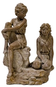 Maxfield Parrish Austin Statue -Reveries
