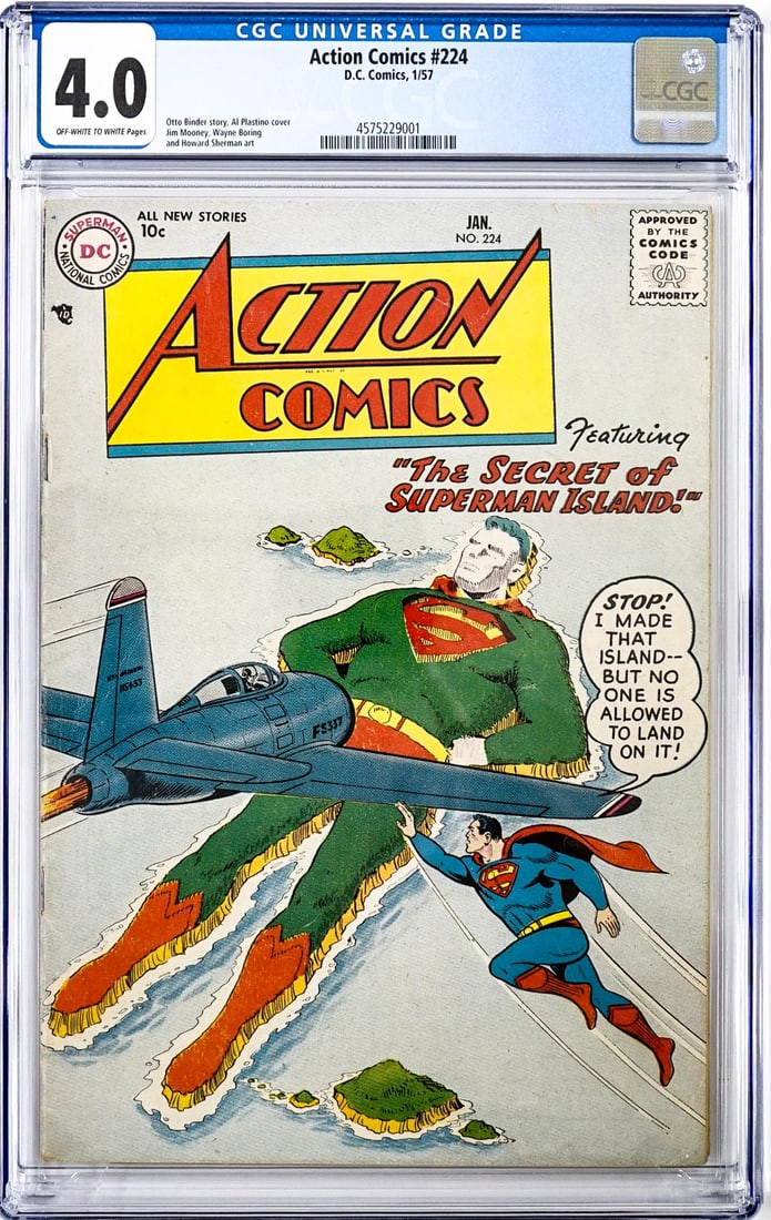 Action Comics #224 [DC, 1957] CGC 4.0