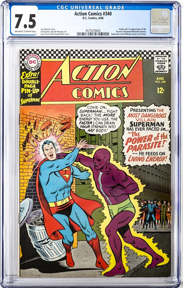 Action Comics #340 [DC, 1966] CGC 7.5 (1 of 2)