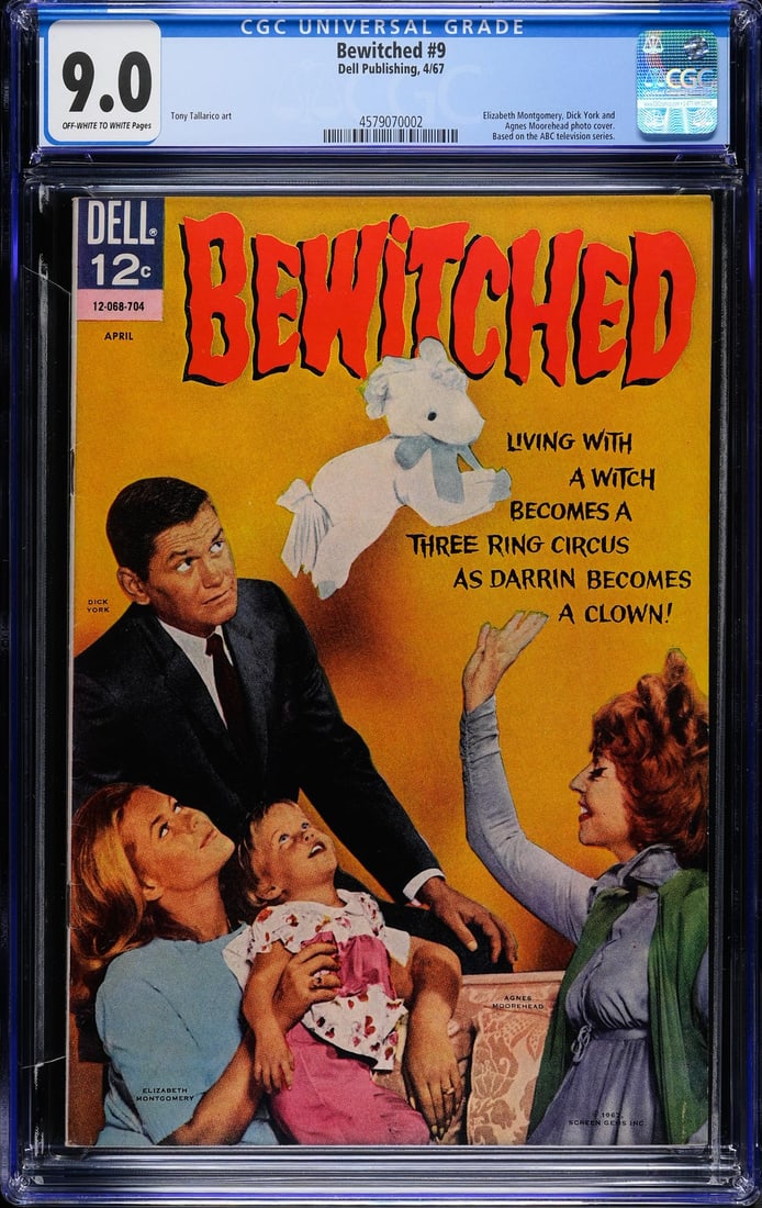 Bewitched 9 4/67 Dell Publishing CGC 9.0 (1 of 2)