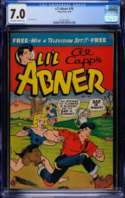 Li'l Abner 76 5/50 Toby Press CGC 7.0