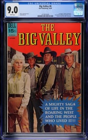 Big Valley 6 10/69 Dell Publishing CGC 9.0