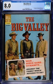Big Valley 2 9/66 Dell Publishing CGC 8.0