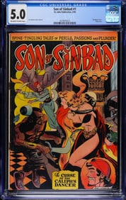 Son of Sinbad 1 2/50 St. John Publication CGC 5.0