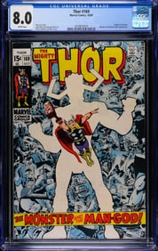 Thor 169 10/69 Marvel Comics CGC 8.0