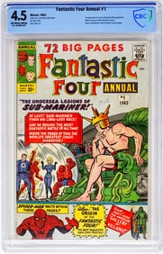 [Marvel, 1963] Fantastic Four Annual #1 CBCS 4.5