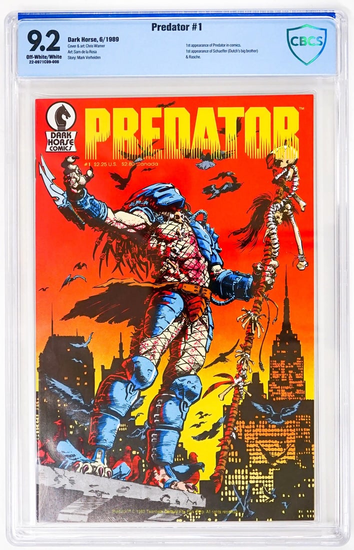 [Dark Horse, 1989] Predator #1 CBCS 9.2 (1 of 2)