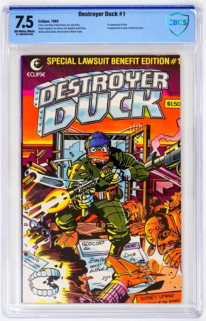 [Eclipse, 1982] Destroyer Duck #1 CBCS 7.5 (1 of 2)