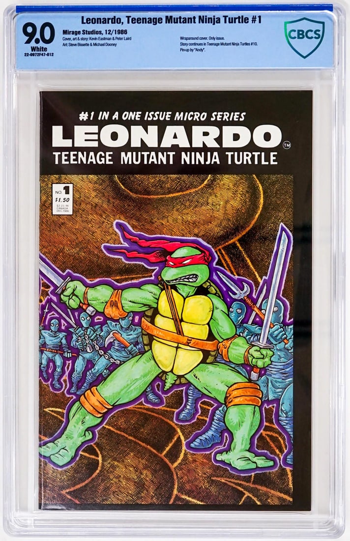 [Mirage Studios, 1986] Leonardo #1 CBCS 9.0 (1 of 2)