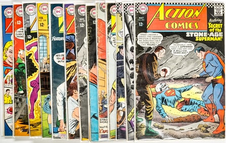 DC Action Comics (13) Comic Books [350-362]