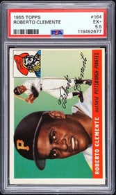 1955 Topps Roberto Clemente RC #164 PSA 5.5