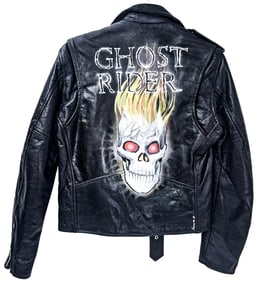 Anson Maddock Hand Painted Jacket "Ghost Rider"