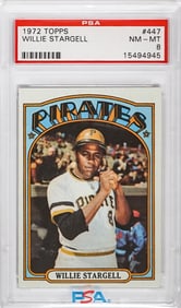 1972 Topps Willie Stargell #447 PSA 8