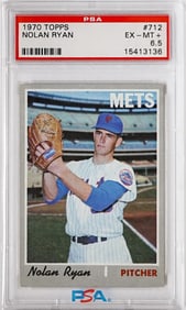1970 Topps Nolan Ryan #712 PSA 6.5