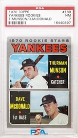 1970 Topps Thurman Rookie Card PSA 7