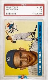 Yogi Berra 1955 Topps #198 PSA 5