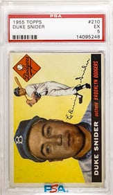 Duke Snider 1955 Topps #210 PSA 5
