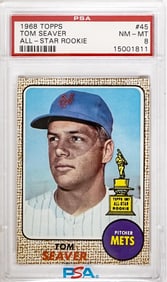 Tom Seaver 1968 Topps #45 PSA 8
