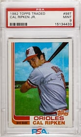 Cal Ripken, Jr. 1982 Topps Traded #98T PSA 9