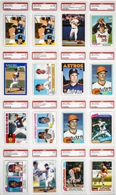 (16) Nolan Ryan PSA Graded Baseball Cards