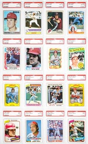 Pete Rose (11), Johnny Bench (5) Graded Cards