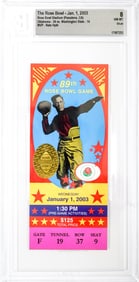 The Rose Bowl - 2003 Ticket BGS Grade 8