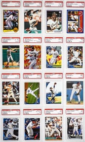 (16) Vintage PSA Graded Baseball Cards