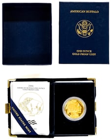 2006-W American Gold Buffalo Proof (1 oz) $50