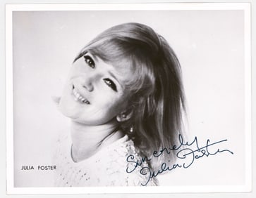 Julia Foster 6.5x8.5 Photo SIGNED BAS COA