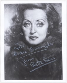 Bette Davis 8x10 Picture SIGNED BAS COA