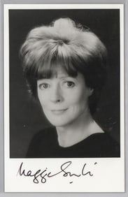 Maggie Smith Photo SIGNED BAS LOA