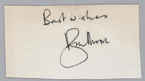 Roger Moore Cut Signature BAS COA