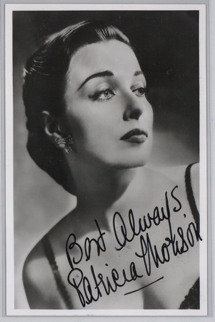Patricia Morison 5.5x3.5 Photo SIGNED BAS COA (1 of 3)