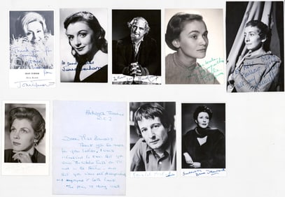 British Celebrity (8) Autographs [Photos]