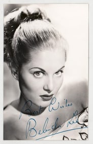 Belinda Lee 3.5x5.5 Vintage Photo SIGNED