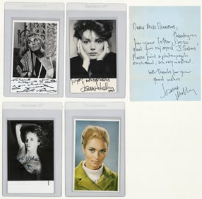 British Actresses (4) SIGNED 5.5x3.5 Photos