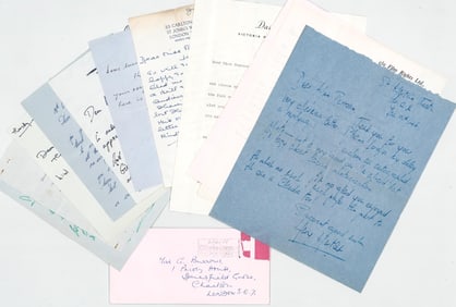 British Celebrity (11) SIGNED Letters