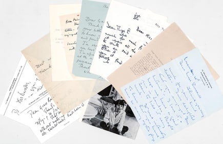 British Actors / Actresses (11) Letters SIGNED