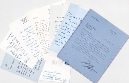 British Actors / Actresses (7) Letters SIGNED
