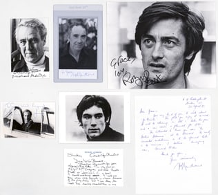 British Celebrities (7) Photos / Letter SIGNED