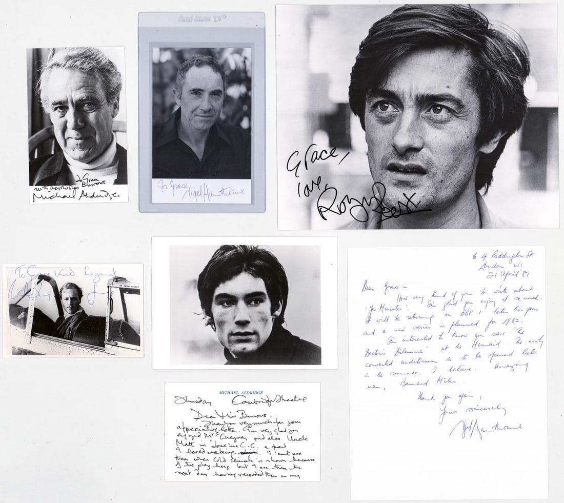 British Celebrities (7) Photos / Letter SIGNED (1 of 15)