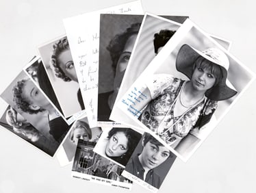 British Actresses (12) Photos / Letter SIGNED